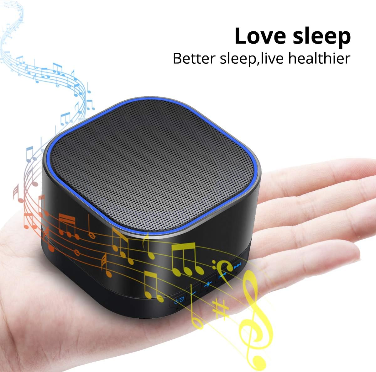 Sleep Sound Machine – 20 Soothing Sounds, Memory Function & Sleep Timer 